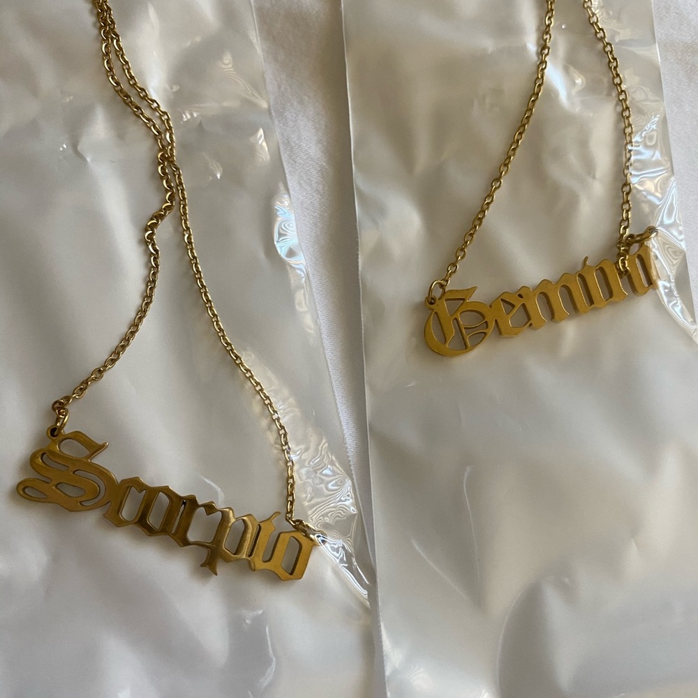 Zodiac necklace